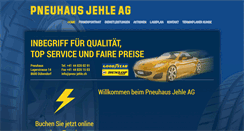 Desktop Screenshot of pneu-jehle.ch